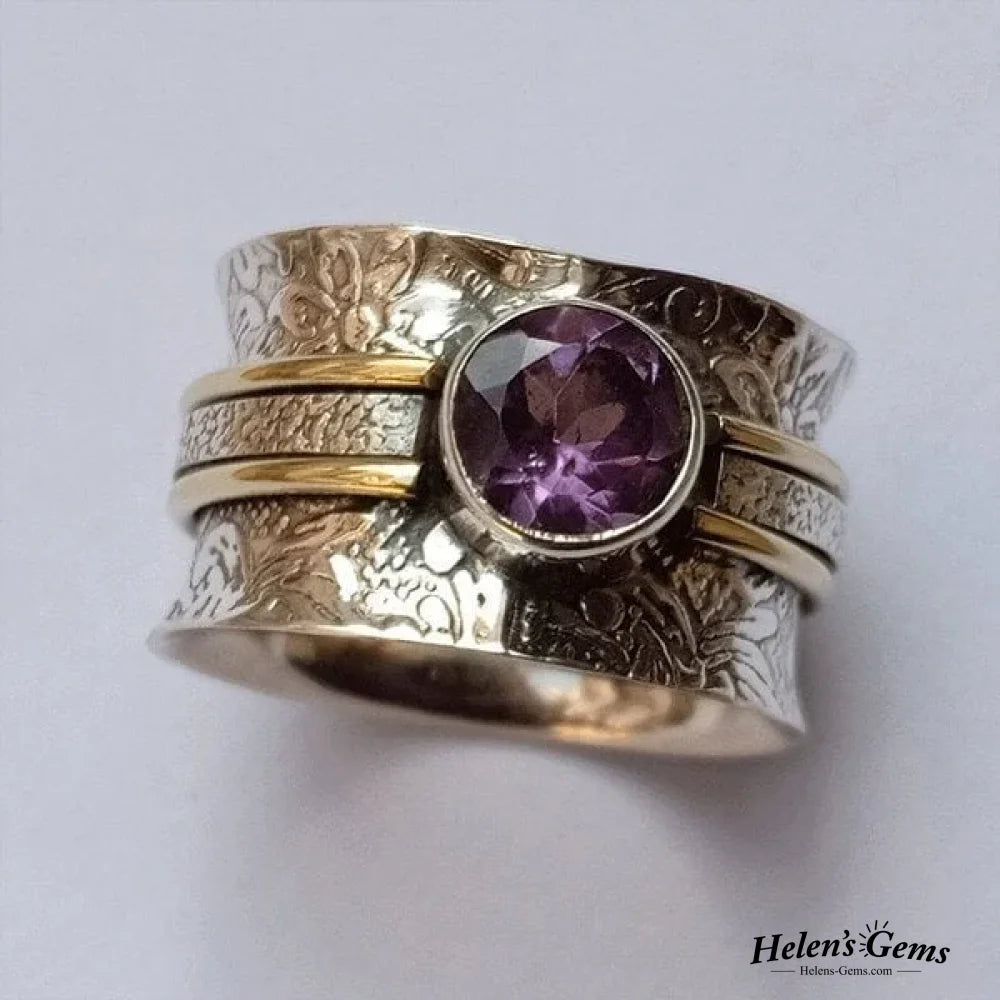 Bohemian Crystal Meditation Ring