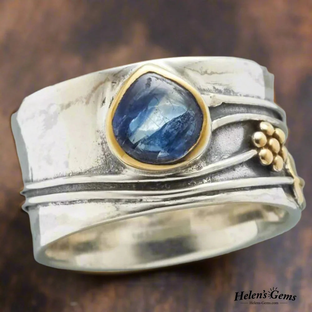 Bohemian Gemstone Meditation Ring 6