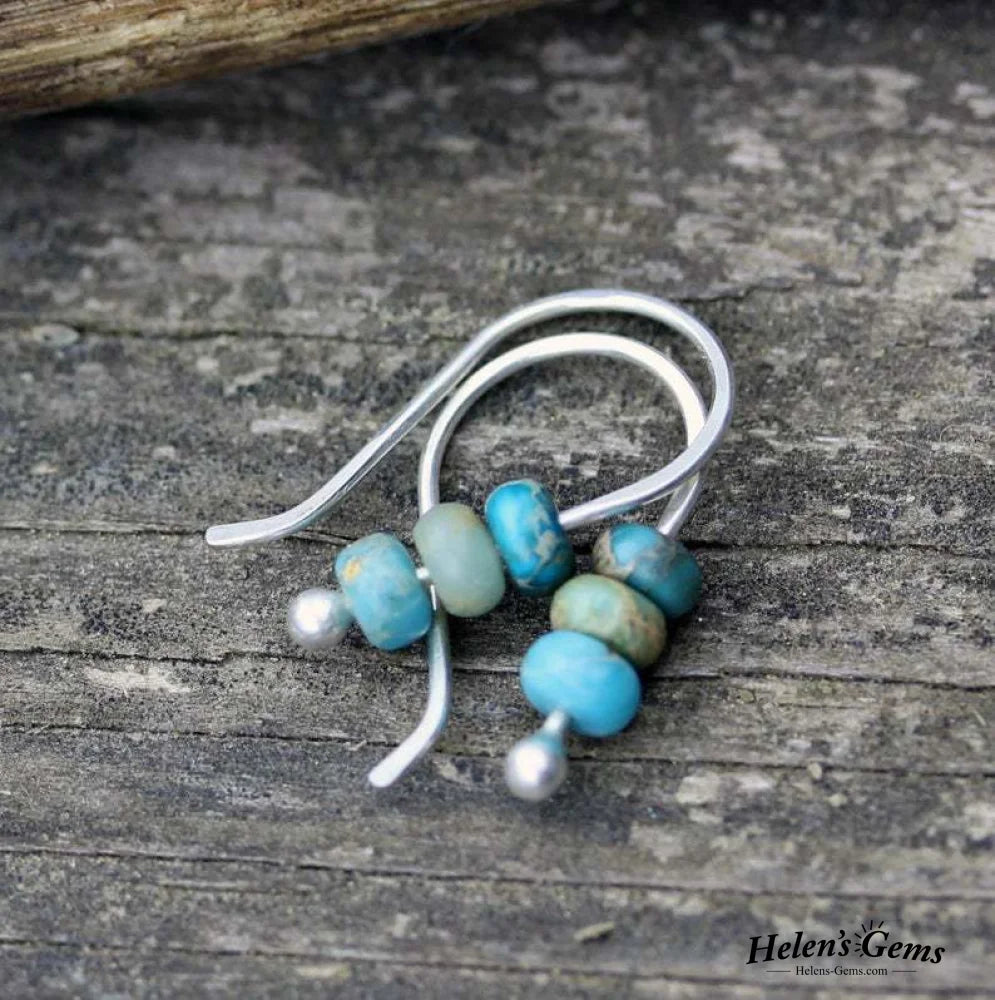 Turquoise Beaded Earrings