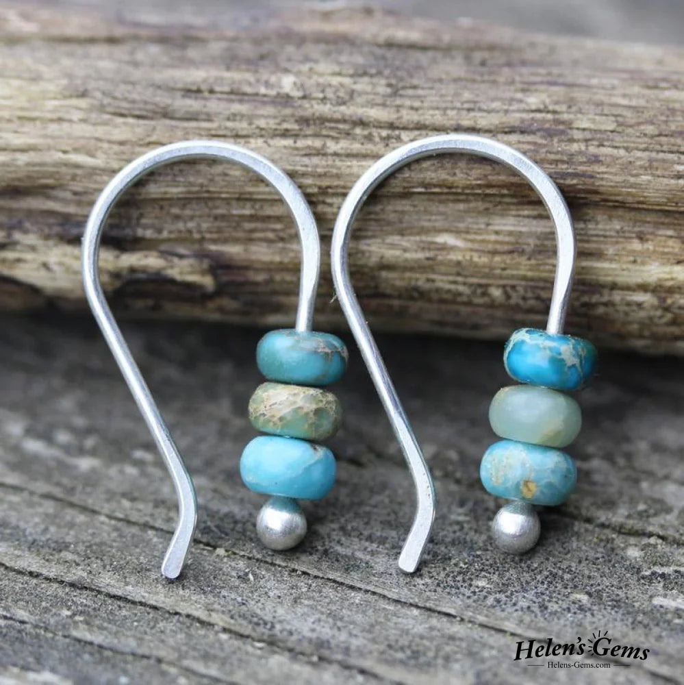 Turquoise Beaded Earrings