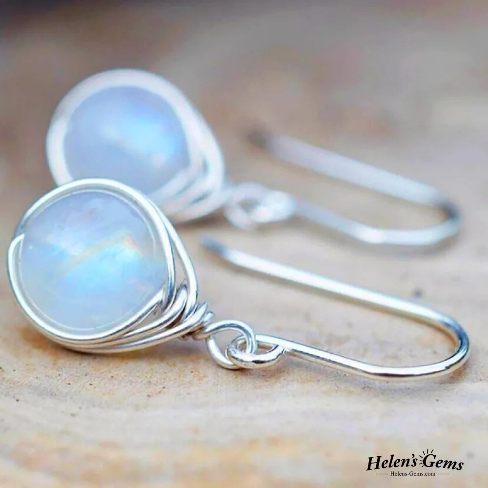 Vintage Moonstone Earrings